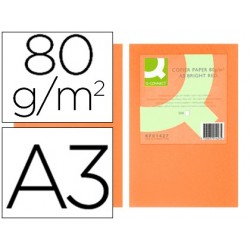 Papier couleur q-connect multifonction a3 80g/m2...