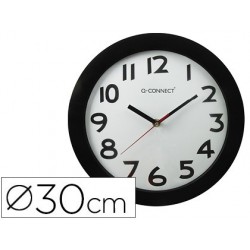 Horloge q-connect murale plastique design actuel numéros...