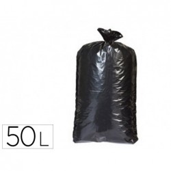 Lot 25 sacs poubelle noir 50l