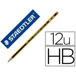 Crayon graphite staedtler noris 120 hb hexagonal mine 2mm...