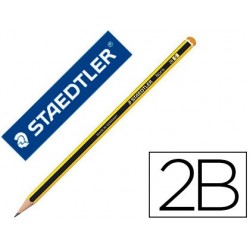 Crayon graphite staedtler noris 120 2b hexagonal mine 2mm...