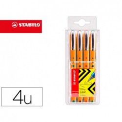 Roller stabilo worker pointe fine 03mm encre extra fluide...