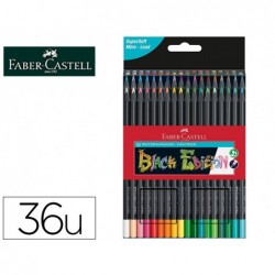 Crayon couleur faber castell triangulaire black edition...