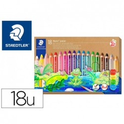 Crayon couleur staedtler noris junior 140 3-en-1 craie...