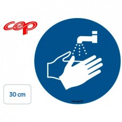 Stickers cep de signalisation de lavage des mains...