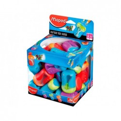 Taille-crayons maped color'peps 2 trous coloris assortis