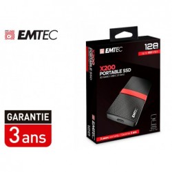 Disque dur ssd portable emtec x200 power plus usb-c 3.1...