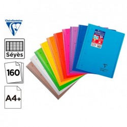 Cahier spirale clairefontaine koverbook polypropylene...
