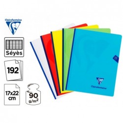 Cahier broche clairefontaine mimesys cousu couverture...
