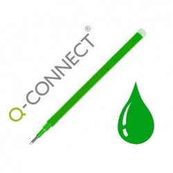 Recharge roller q-connect encre effacable couleur vert...