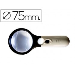Loupe électrique q-connect lentille verre ronde 75mm...