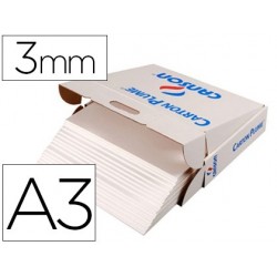 Carton plume canson a3 épaisseur 3mm unicolore blanc...
