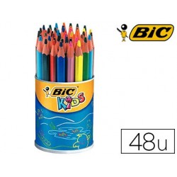Crayon couleur bic kids evolution résine synthèse 140mm...