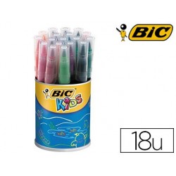 Feutre bic kids visaquarelle encre lavable pointe pinceau...