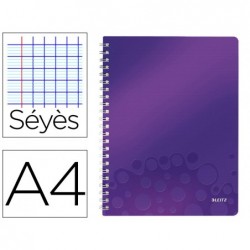 Cahier pp s a4 160p q perf wow pourpre