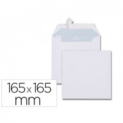 Enveloppe blanche gpv carree papier offset 120g 165x165mm...