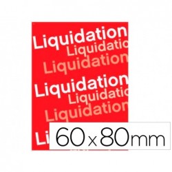 Affiche liquidation apli agipa 600x800mm imprimé blanc...