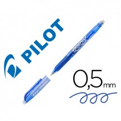 Roller pilot frixion ball encre gel pointe fine coloris bleu