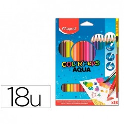 Crayon couleur maped color'peps animals  triangulaire...