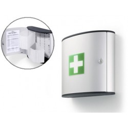 Armoire a pharmacie durable first aid 3 compartiments...