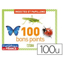 Bons points editions lito insectes et papillons texte...