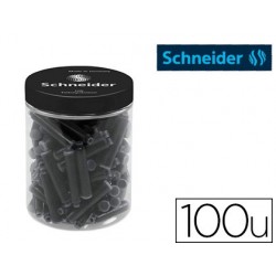 Cartouche d'encre noire schneider standard pot 100 unités