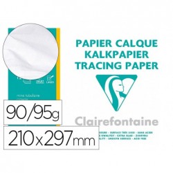 Papier calque clairefontaine haute transparence 90/95g...