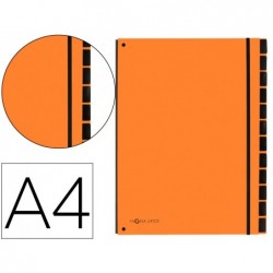 Trieur durable carte rigide a4 12 compartiments coloris...