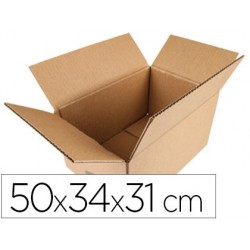 Boîte carton q-connect américaine 500x340x310mm pliable 4...