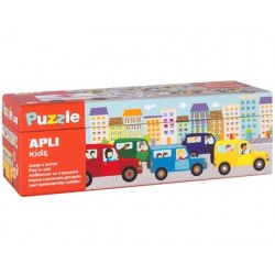 Puzzle apli additions transports boîte de 3 puzzles de 10...