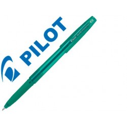 Stylo-bille pilot super grip g cap pointe large coloris vert