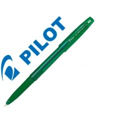 Stylo-bille pilot super grip g cap pointe fine coloris vert