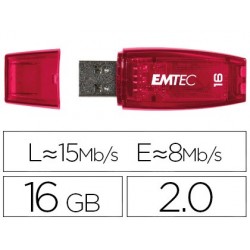 Clé usb emtec 2.0 c410 16go vitesse lecture 15mb/s...