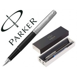 Stylo-plume parker jotter bond street noir ct plume m gb...