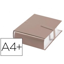 Chemise oxford balacron carton recouvert effet cuir a4+ 1...