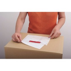 Pochette adhésive pac list porte-documents bi-matière...