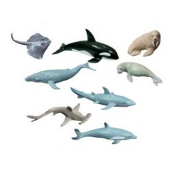 Jeu miniland animaux marins 8 figurines