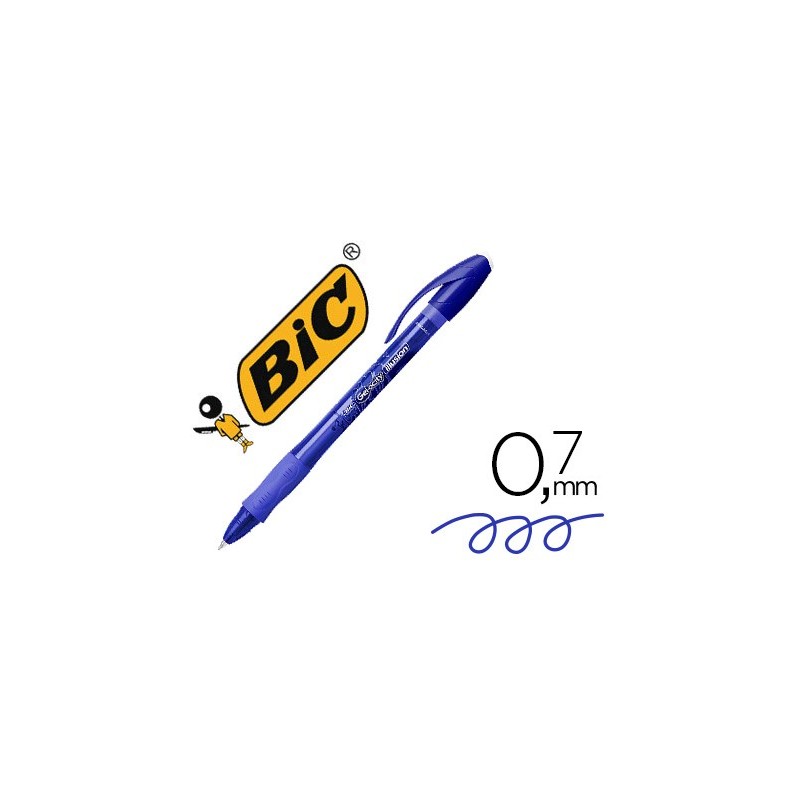 3 Recharges pour stylo encre gel effaçable BIC Gelocity Illusion Encre  bleue : Chez Rentreediscount Fournitures scolaires