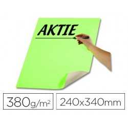 Papier carton folia affiche 380g 240x340mm coloris vert...