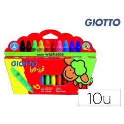 Crayon couleur giotto be-bè pot 10 unités