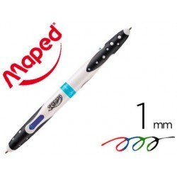 Stylo-bille maped 4 couleurs twin tip standard écriture...