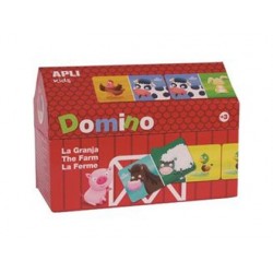 Domino apli kids maisonnette la ferme 70x140mm boîte 28...