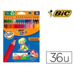 Crayon couleur bic kids eco evolution couleurs assorties...