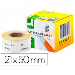 Étiquette adhésive q-connect 12x50mm compatible dymo...