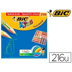 Crayon couleur bic kids tropicolors 2 175mm mine...