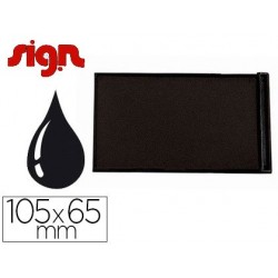 Recharge sign pour tampon encreur 105x65mm coloris noir