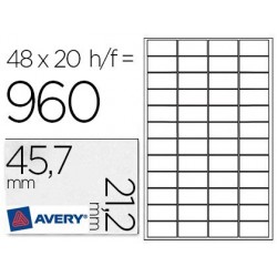 Avery Etiquettes adresse 99.1 x 33.9 mm x 640 - Etiquette - LDLC