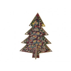 Sapin noël mdf à décorer 15x20cm 6 unités